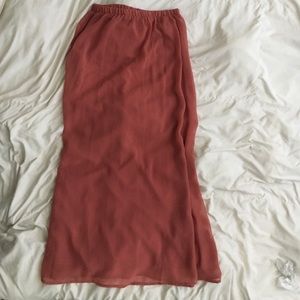 Forever 21 Chiffon Maxi Shirt