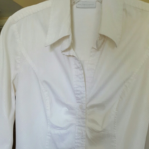 NY&Co White dress shirt