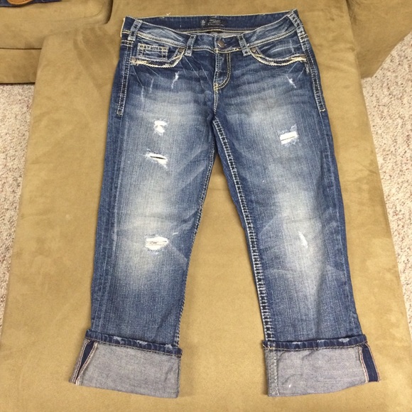 Silver Brand denim Capri- like new little wear