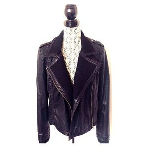 Free People Faux Leather Jacket