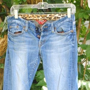 Lucky Brand button-fly flare jeans size 4