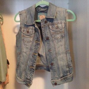 Abercrombie and Fitch denim vest