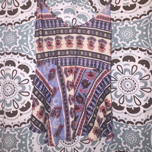 A F21 Peplum Tank Top