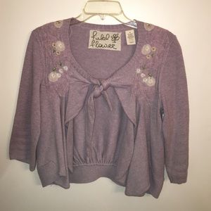 SALE Anthropologie- Field Flower Lavender