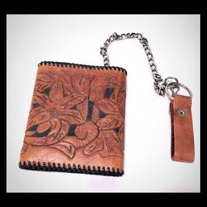 Tooled Leather Wallet
