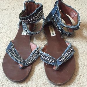 Steve Madden denim sandals