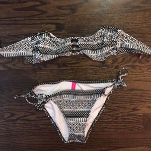 Victoria's Secret black and white bikini