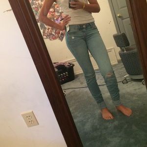 Hollister skinny jeans!