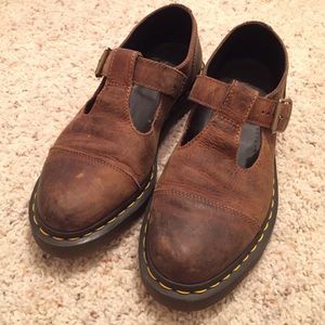 Distressed Dr Marten maryjanes