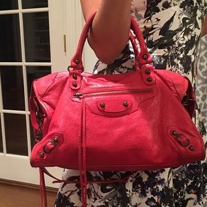 SOLD ⚡️Balenciaga Agneau City Coquelicot Bag