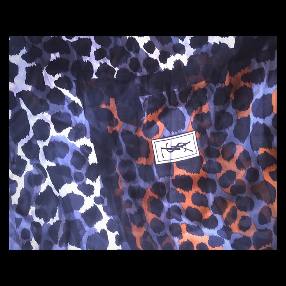 Yves Saint Laurent (YSL) authentic silk scarf