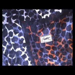 Yves Saint Laurent (YSL) authentic silk scarf