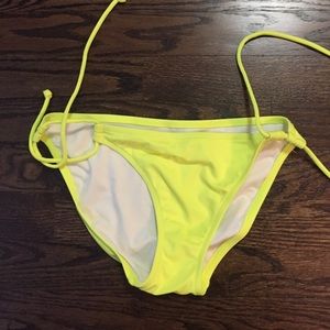 Victoria's Secret small neon yellow bikini bottom