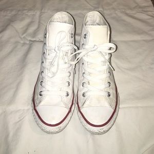 White high top Converse