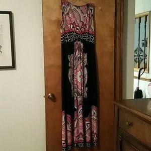 Boho colorful maxi dress