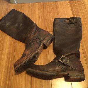 Frye Veronica Slouch Boot in Brown