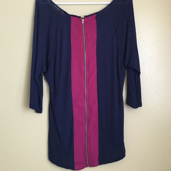 Zipper blouse