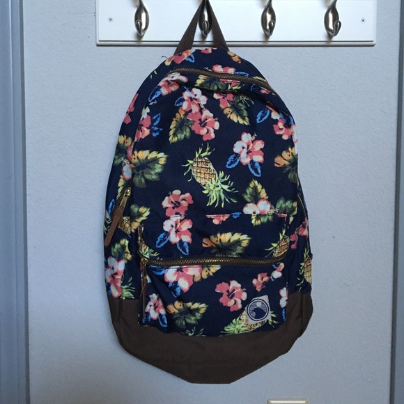 Mossimo Supply Co Tropical Print Backpack