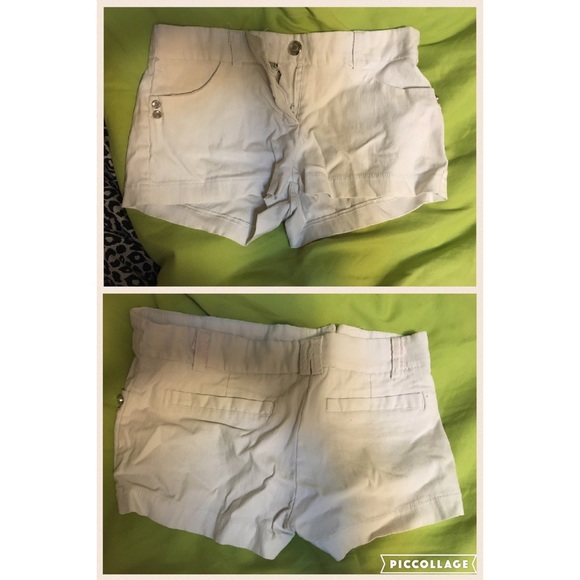 white short shorts