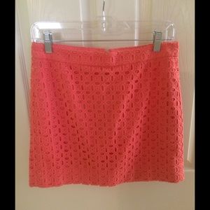 J Crew salmon pencil skirt