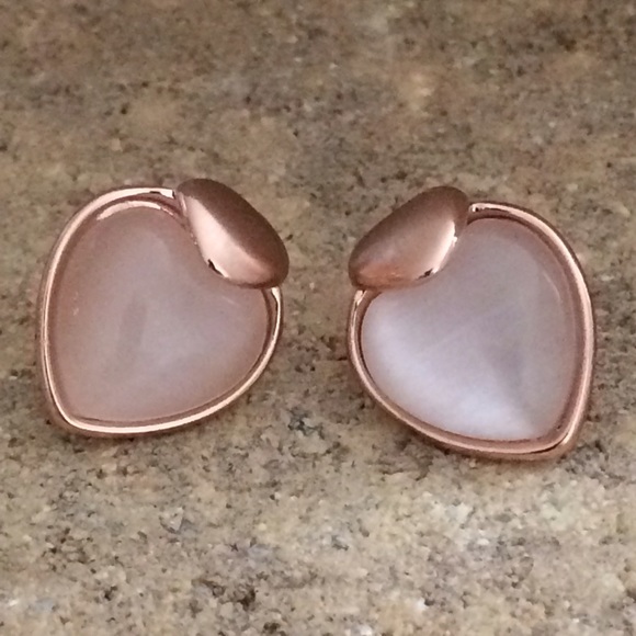 Stud Earrings | 14K Rose Plated