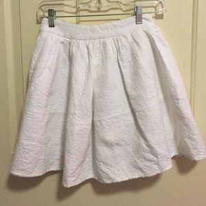 White skirt