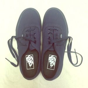 Navy Blue Vans size 5.5 mens/7 womens NWOT