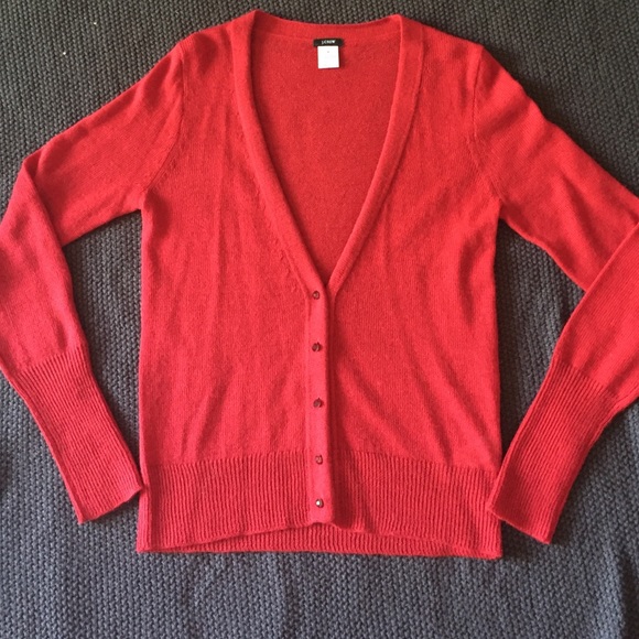 J.Crew cardigan (M) with rhinestone buttons!