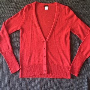 J.Crew cardigan (M) with rhinestone buttons!