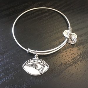 Alex & Ani "Patriots Football" expandable bangle