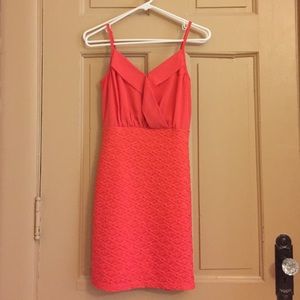 Coral dress