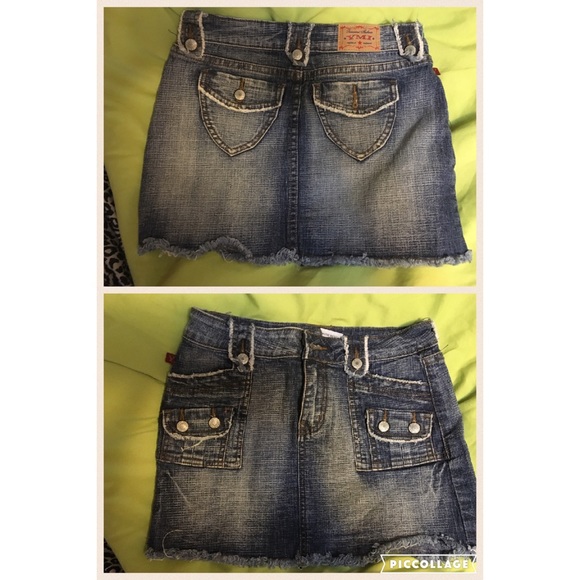 jean skirt