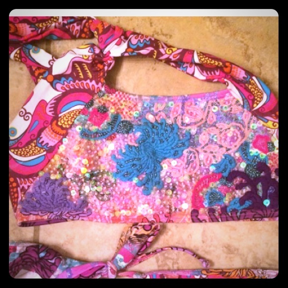 Agua bendita swimsuit top