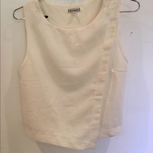 Urban outfitters white overlay top