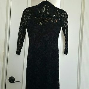 ASOS BNWOT black lace dress