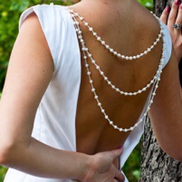 Lace Dress With Pearls
