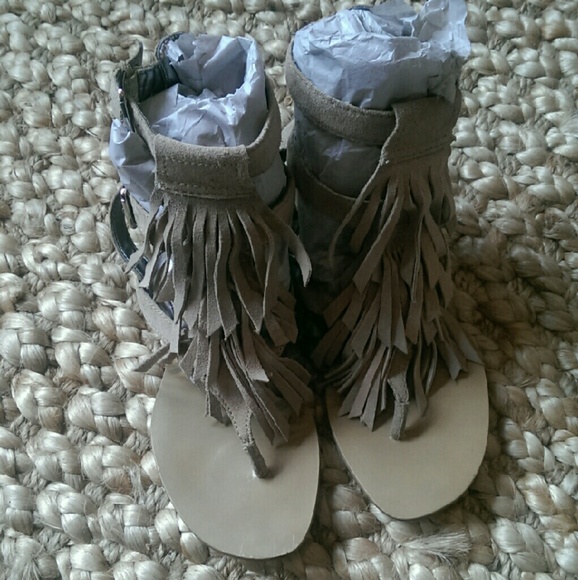 Guess Gladiator Fringe Sandal