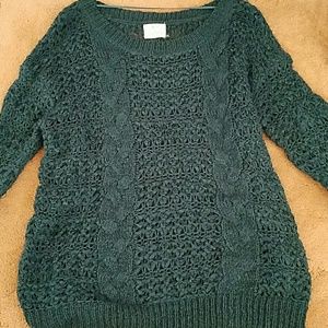 Emerald knit sweater