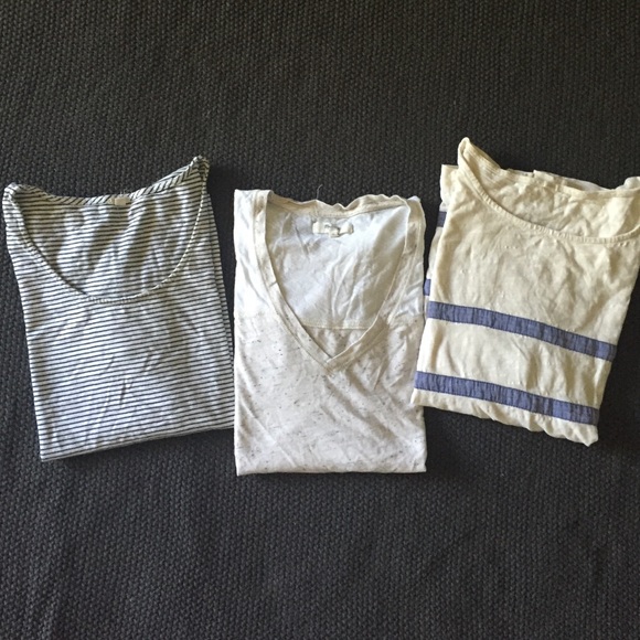 Jcrew and Madewell tee shirt bundle! Size s-m