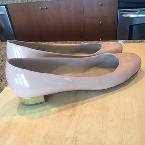 J.Crew Janey Patent flats Blush Size 9
