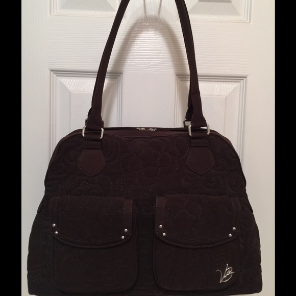 Dark Brown quilted purse