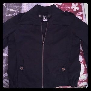 Black volcom jacket -