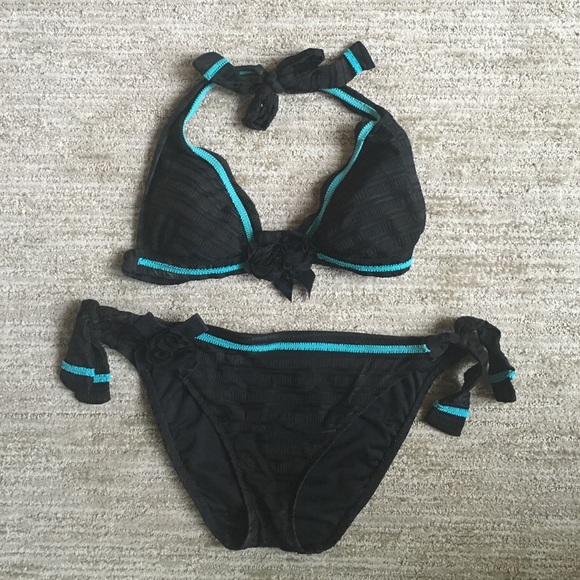 Betsey Johnson halter bikini