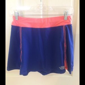 North Face bright blue tennis skirt $22!