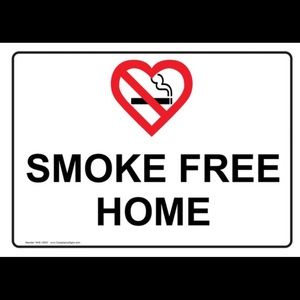 Smoke free home ❤️