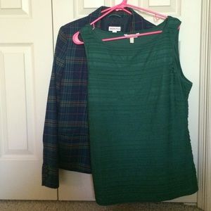 Blazer and tank bundle.