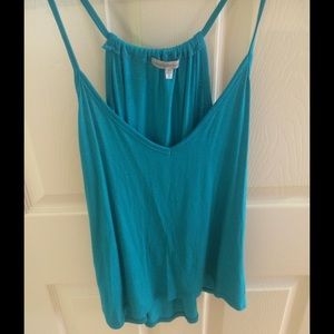 WORN ONCE Charlotte Russe light teal tank top