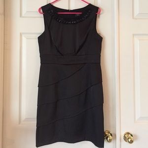 LBD with beaded neckline