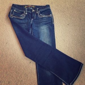 ❌1hr sale❌Maurice's dark wash boot cut jeans