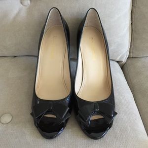 Enzo Angiolini Black Patent Leather Heels